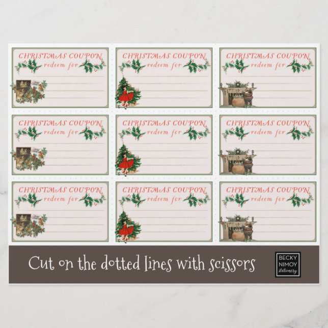 Stocking Stuffers-julkuponger Reklamblad (Framsidan)