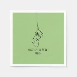 Stocking up on holiday cheers! pappersservett