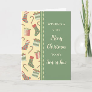 Stockings & Gifts Son i God jul Kort