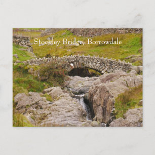 Stockley Bridge Borrowdale Postcard Vykort