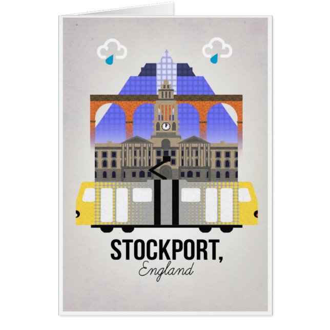 Stockport Hälsningskort (Framsidan)
