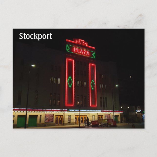 Stockport Plaza Vykort (Framsida)