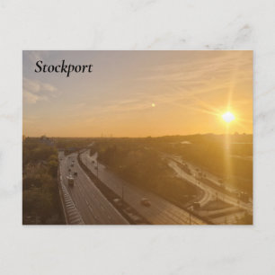 Stockport Sunset Vykort