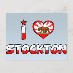 Stockton, CA Vykort