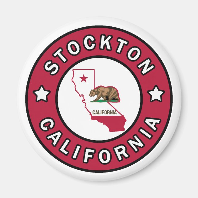 Stockton California Magnet (Framsidan)