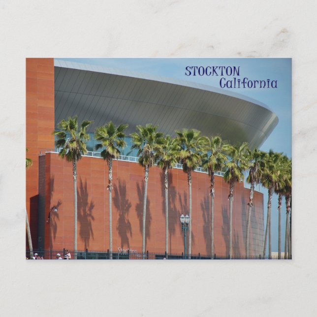 Stockton California Vykort (Framsida)