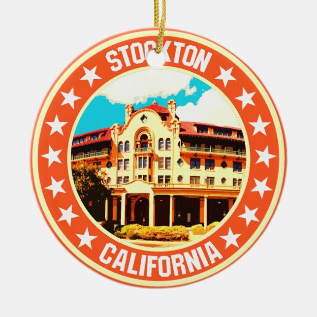 Stockton Julgransprydnad Keramik (Framsidan)