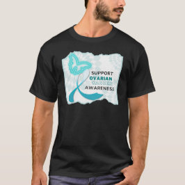 Stöd Äggstockscancer Medvetenhet T-shirt