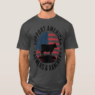 Stöd amerikanska bönder och ranchägare Lokala bönd T Shirt