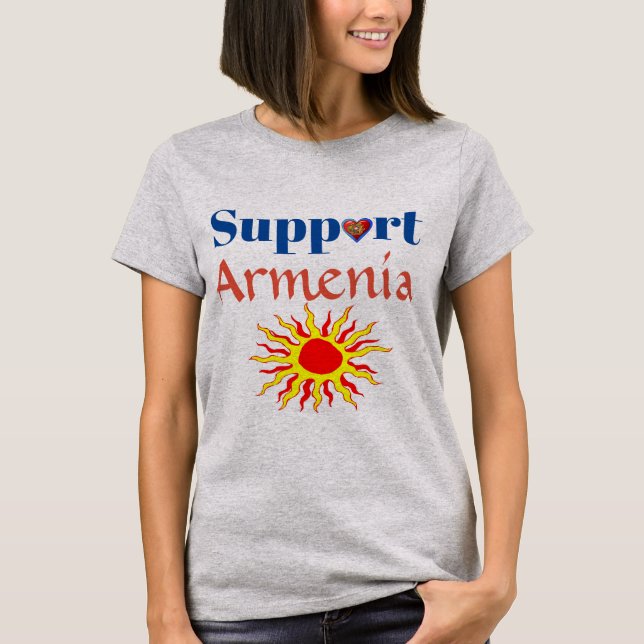Stöd Armenien T-Shirt (Framsida)