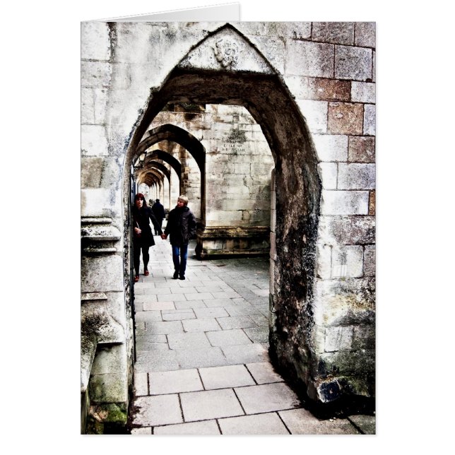 Stöd av den Winchester domkyrkan Hälsningskort (Framsidan)