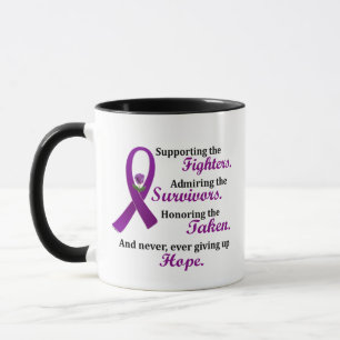 Stöd Beundra Ära 2 Bukspottkörtelcancer Alzheimers Mugg
