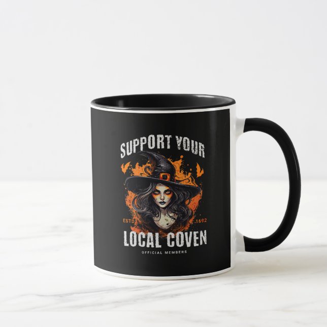 Stöd din lokala coven mugg (Höger)