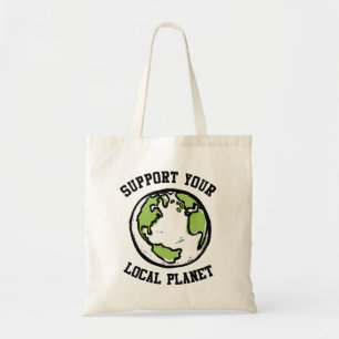 Stöd din lokala planet tygkasse