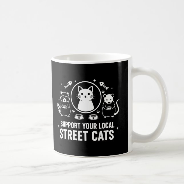Stöd Dina Lokala Gatumössa Kaffemugge Kaffemugg (Höger)