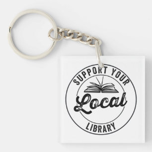 Stöd ditt lokala Bibliotek-magnet