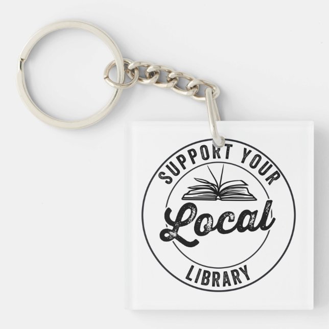 Stöd ditt lokala Bibliotek-magnet (Framsidan)