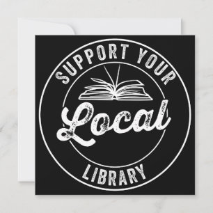 Stöd ditt lokala bibliotek Magnet Nyckelring Koppu Spara Datumet