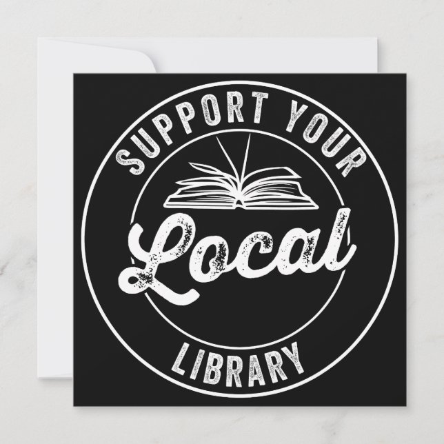 Stöd ditt lokala bibliotek Magnet Nyckelring Koppu Spara Datumet (Framsida)