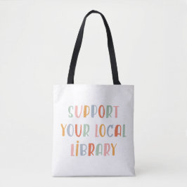 Stöd ditt lokala bibliotek tygkasse