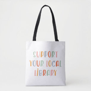 Stöd ditt lokala bibliotek tygkasse