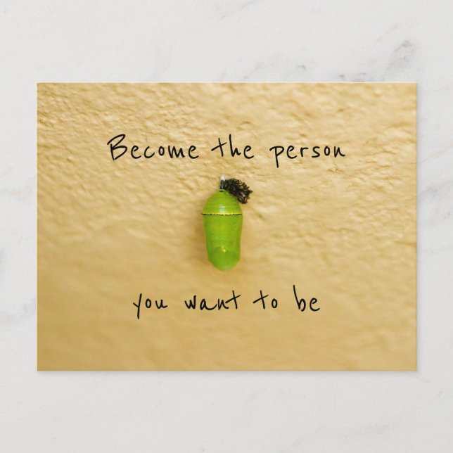 Stöd för ändring av transformationsmetamorfos vykort (Framsida)