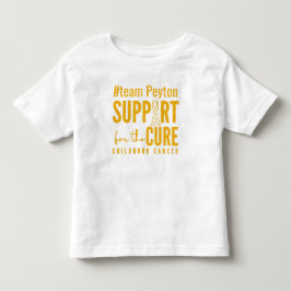 Stöd för anpassningsbar av barncancer Småbarn T-Sh T Shirt