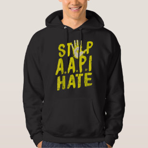 Stöd för antiasiatisk rasism Aapi Stoppa Aapi Hate Hoodie