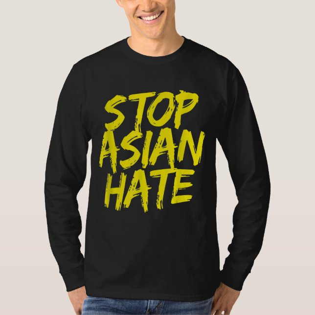 Stöd för antiasiatisk rasism, Aapi, stoppa asiatis T Shirt (Framsida)
