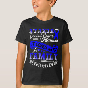 Stöd för Ataxi Awareness Family Warrior T Shirt