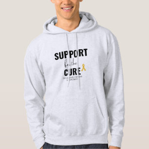stöd för att bota barncancer hoodie