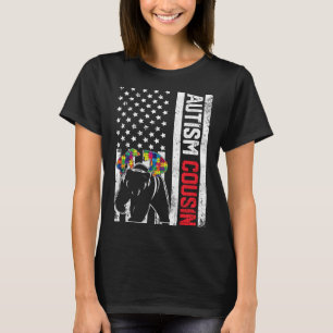 Stöd för att öka medvetenheten om amerikanska Flag T Shirt