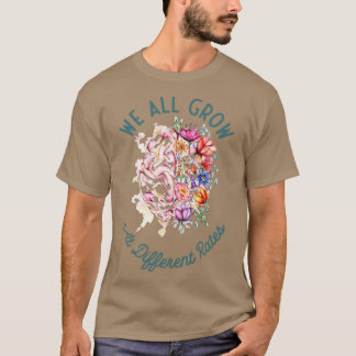 Stöd för att öka medvetenheten om autism Vi växer  T Shirt