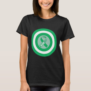 Stöd för att öka medvetenheten om sjukdomen hos me t shirt