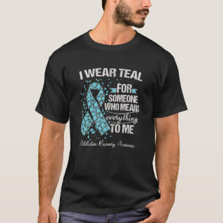 Stöd för att öka medvetenheten om tillsatsåterstäl t shirt