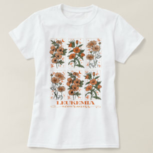 Stöd för att öka medvetenheten om Wildblomleukemi T Shirt