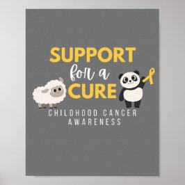 stöd för att Poster och skriva ut barncancer