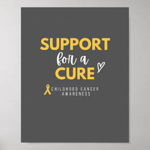 stöd för att Poster och skriva ut barncancer