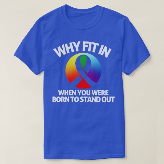 Stöd för autism t shirt (Design framsida)