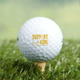 Stöd för barncancer för botemedlet Golf Bollar