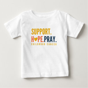 Stöd för barncancer hoppas att Baby T-Shirt