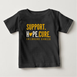 Stöd för barncancer hoppas bota Baby T-Shirt