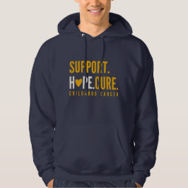 Stöd för barncancer hoppas kunna bota Pullover Hoo Hoodie