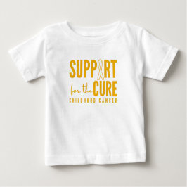 Stöd för barncancer vid botemedlet Baby T-Shirt