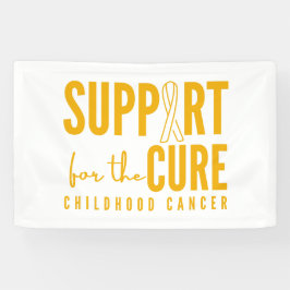 stöd för barncancer vid botemedlet Banner