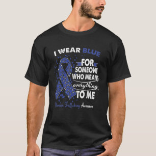 Stöd för Blue - Human Trafficking Awareness Warr T Shirt