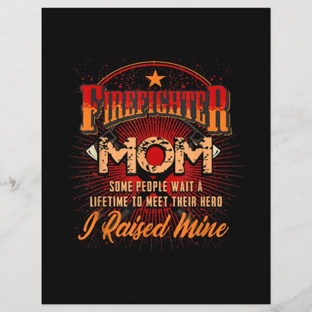 Stöd för brandbekämpning - Fireman Proud Mamma (Framsida)