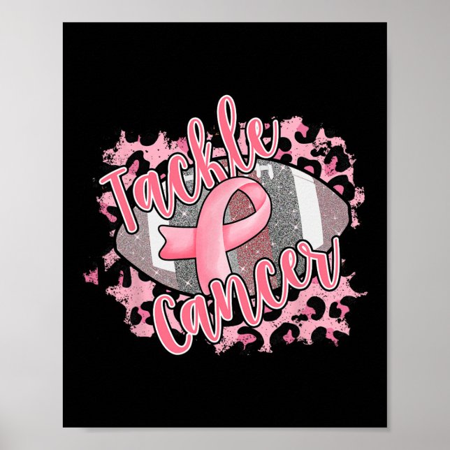 Stöd för bröstcancer med bröstcancer poster (Framsidan)