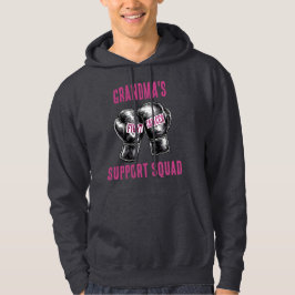 Stöd för bröstcancer på stödraster hoodie