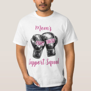 Stöd för bröstcancer på stödraster t shirt